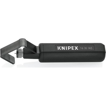 KNIPEX Кабелен нож, за изолация Ø19-40мм, черна ръкохватка 145мм, с фиксатор, - K1630145SB (K1630145SB)