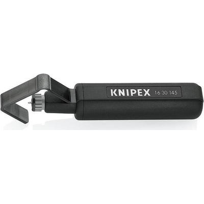 KNIPEX Кабелен нож, за изолация Ø19-40мм, черна ръкохватка 145мм, с фиксатор, - K1630145SB (K1630145SB)