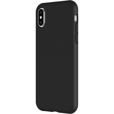 Incipio Siliskin Case IPH-1637-BLK - тънък силиконов (TPU) калъф за iPhone XS, iPhone X (черен)