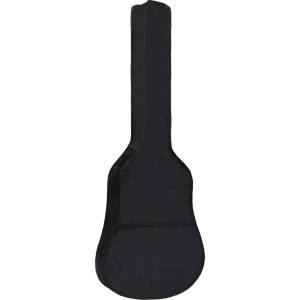 vidaXL Калъф за китара за 3/4 (36") класическа китара черна 94x35 см плат (70156)