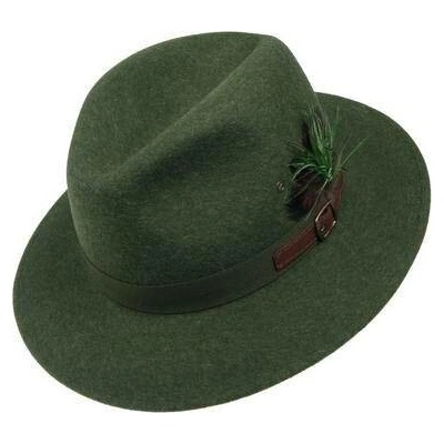 Pánský vlněný klobouk zelený