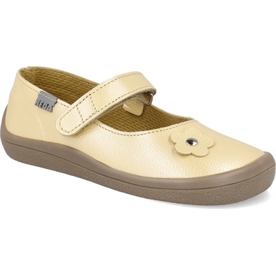 Beda Barefoot baleríny Gold shine žluté