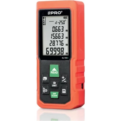 PRO Лазерна ролетка pro dl-70xg/ 70 м (pro-dl110)