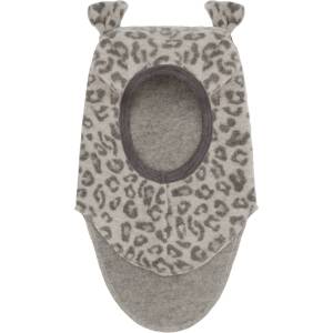 Huttelihut Детска зимна шапка (beanie) Huttelihut Kid's Balaclava Ears Wool Fleece Jacquard Balaclava - Camel Melange - размер 52 cm (904-6675-0113)