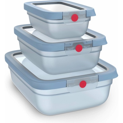 Tefal OneClick N1230210 Dózy Modrá 3 ks
