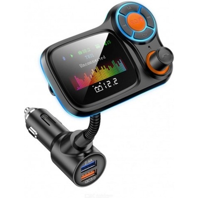 Smart Technology Автомобилен трансмитер Car Kit T831, Bluetooth, USB зарядно, TFT цветен дисплей (Car Kit T831)