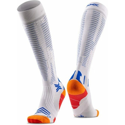 X-BIONIC X-SOCKS RUN EXPERT EFFEKTOR OTC WHITE ORANGE TWYCE BLUE