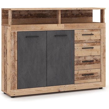 Wipmeb Sp. z o. o Комод runa светло кафяв/антрацит (wm0008)