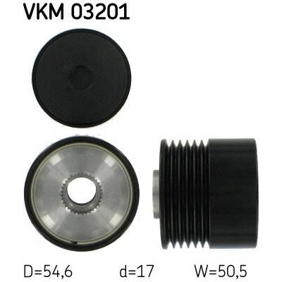 Voľnobeżka alternátora SKF VKM 03201