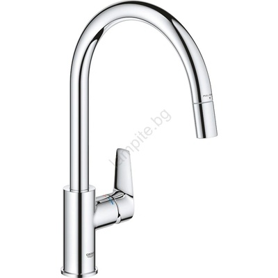 GROHE 30550000 - Смесител за мивка START EDGE 357 mm лъскав хром (GH1125)