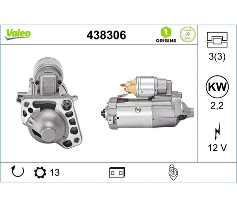 Startér VALEO 438306