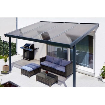 Gutta Premium hliníková pergola 4102x3060mm antracit polykarbonát 16 mm bronz