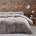 Catherine Lansfield Cuddly Deep Pile Faux Fur Duvet Cover Set - Silver Grey
