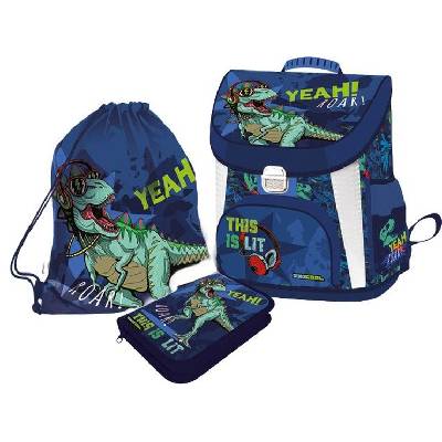 Ученически комплект Lizzy Card Dino Roar - 3 в 1 (23039101)