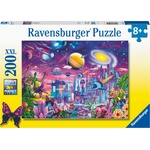 Ravensburger Пъзел Ravensburger от 200 XXL части - Космически град (13291) - baby