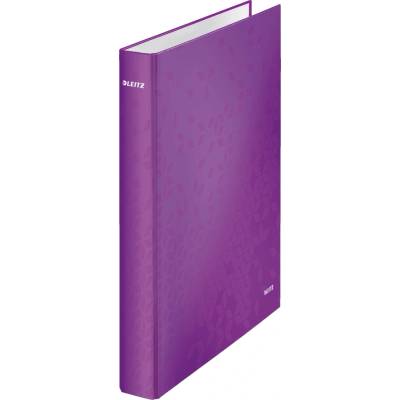 Leitz Kroužkový pořadačWow purpurový 4 kroužky 40 mm A4 karton