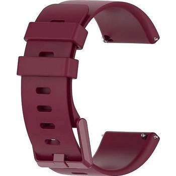 BStrap Silicone na Fitbit Versa/Versa 2 wine red, veľkosť L STR00157