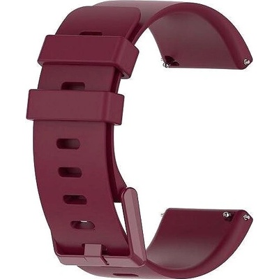BStrap Silicone na Fitbit Versa/Versa 2 wine red, veľkosť L STR00157