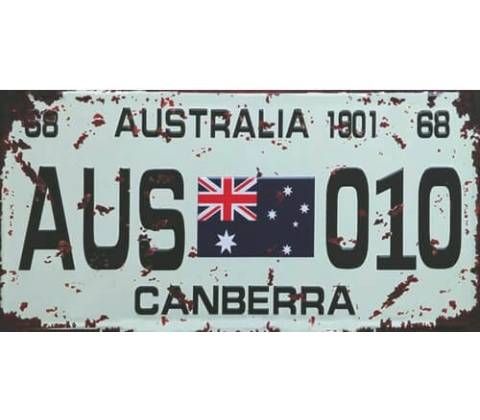 Ceduľa značka Australia Canberra