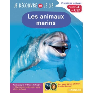 Je découvre et je lis CP et CE1 - Les animaux marins | Barthomeuf-Schillinger, Barbier-Tabouret (2023)