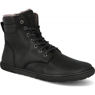 Koel Barefoot zimní kotníkové boty Florence Lambswool lack černé