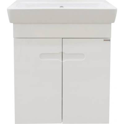 VISOTA МЕБЕЛ ЗА БАНЯ ПОЛИ 55 С УМИВАЛНИК И ПЛАВНО ЗАТВАРЯНЕ 55х45х63