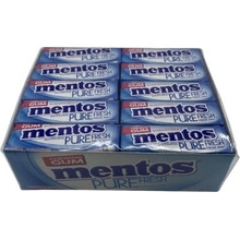 Mentos Pure Fresh Sugarfree Chewing Gum Fresh Mint with Xylitol Kartón 40 x 13,5g