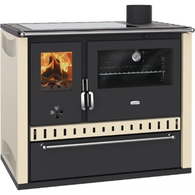Prity GT ivory with glass ceramic hob and drawer 15 kW
