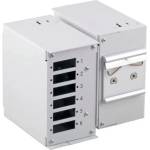 TECHLY Оптична индустриална кутия за din шина, сива, ral7035 (i-case-din-splicet)