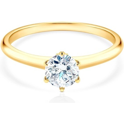 Savicki Zásnubní prsten The Journey žluté zlato diamant TJ R3 3 D Z