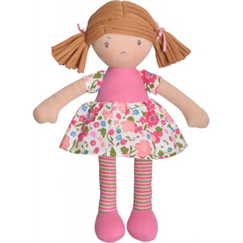 Bonikka látková 25 cm malá Fran ružové šaty