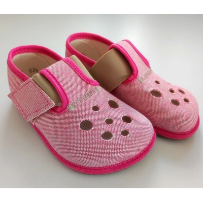 Pegres barefoot papuče BF03 ružová