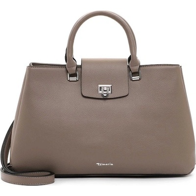 Tamaris Carolina 33273-950 Dark taupe dámska kabelka cez rameno taupe 12 L