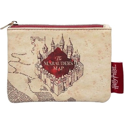 CurePink peněženka na mince Harry Potter Maradeus Map PURSHP19