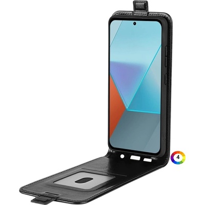 Xiaomi Redmi Note 13 Pro Flip3 Кожен Калъф и Скрийн Протектор