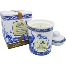 Julie Clarke Candlemaker Blue Peacock Divoký fík Vanilka a Černý rybíz 150 g