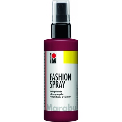 Marabu Fashion sprej na světlý textil bordó 100 ml
