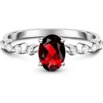 Silenti Jewelry Сребърен пръстен "Мечтание" - Аметист , 7 - 54.5мм (17.2мм диам. )