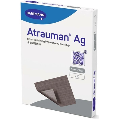 Hartmann Atrauman Ag sterilní 5 x 5 cm 10 ks