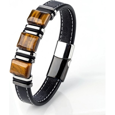 Naky pánský kožený náramek Amadeo N1004