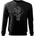 DRAGOWA мъжки суитшърт Frank the Punisher, черен, 300г/м2 (11356)