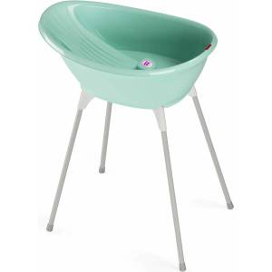 Okbaby Комплект вана и стойка OK Baby - Бела, 79 cm, светлосиня (OKBBES92501SK)