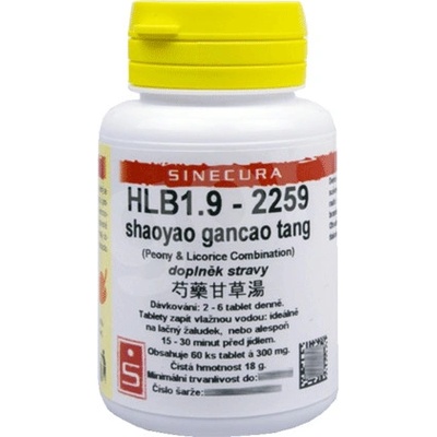 Sinecura HLB1.9 shaoyao gancao tang 60 tablet