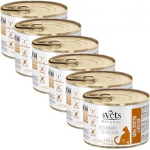 4Vets Cat Natural Veterinary Exclusive WEIGHT REDUCTION 6 x 185 g