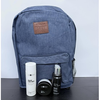 Hair company Made for Men Комплект - шампоан, вакса, афтършейв + раница