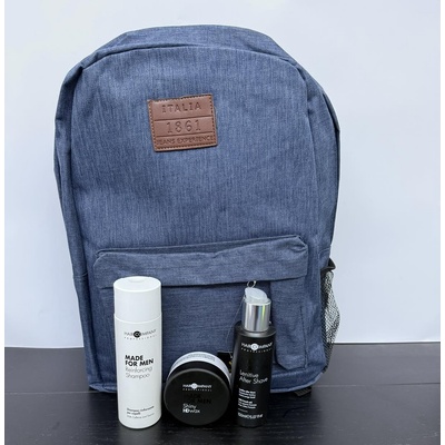 Hair company Made for Men Комплект - шампоан, вакса, афтършейв + раница