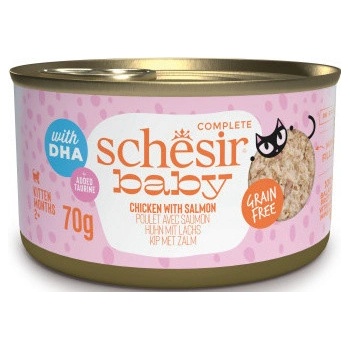 Schesir Cat Kitten Wholefood kura losos 70 g