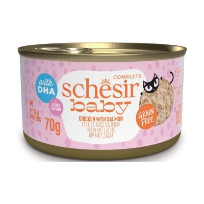 Schesir Cat Kitten Wholefood kura losos 70 g