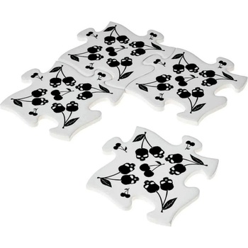 Image 1 of Alchemy gothic Подложки за чаши alchemy gothic - Череп череши - cj4