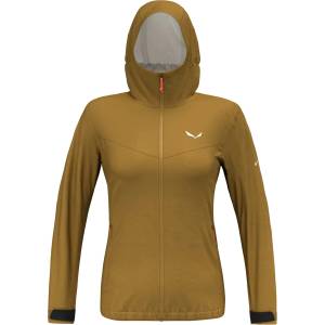 Salewa Дамско водоустойчиво яке Salewa Women's Puez Aqua 4 PowerTex 2.5L Jacket Waterproof jacket - Golden Brown - размер 34 (EU) (102-3340-1111)